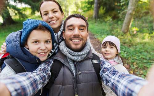 Family on Camping Vacation