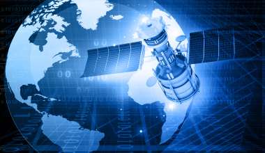 Satellite over Earth