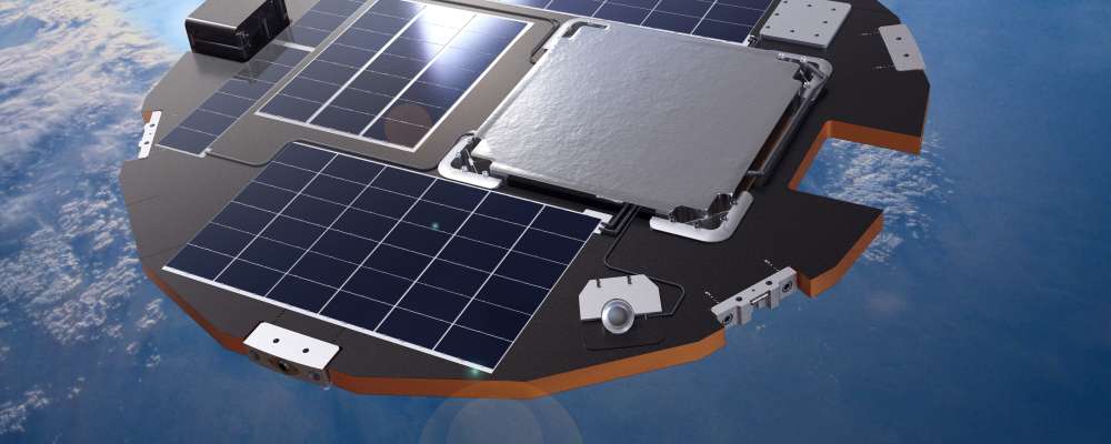 DiskSat in Orbit cropped