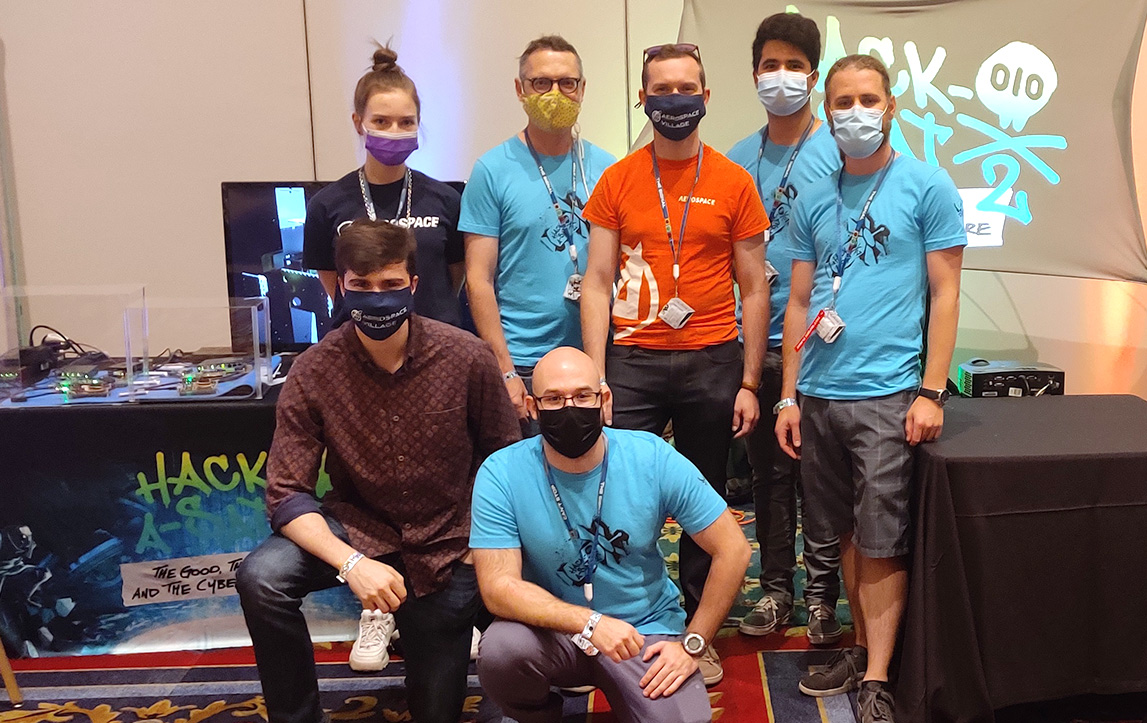 Image of group at a cyber defense conference