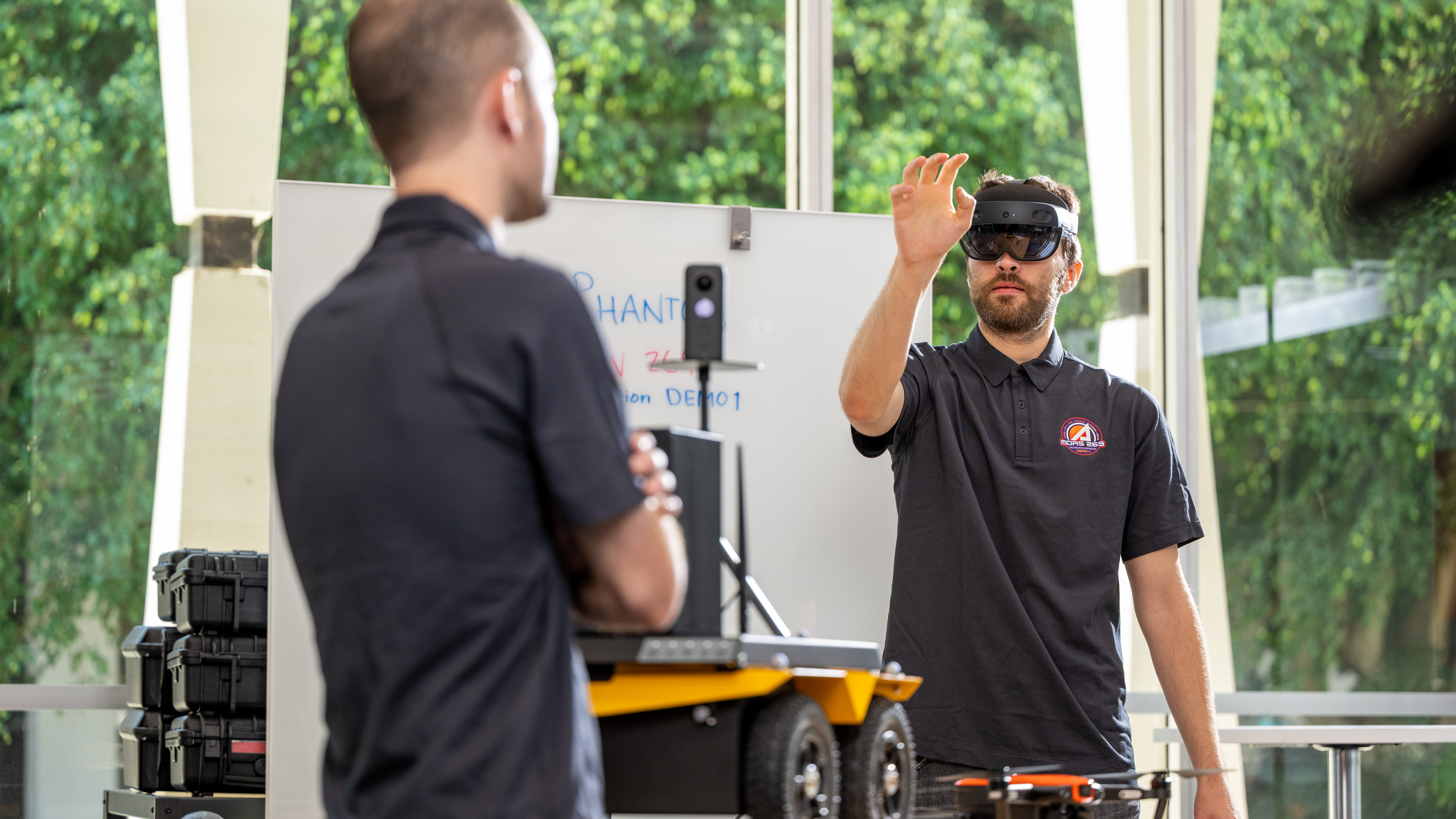 Project Phantom prototype in use