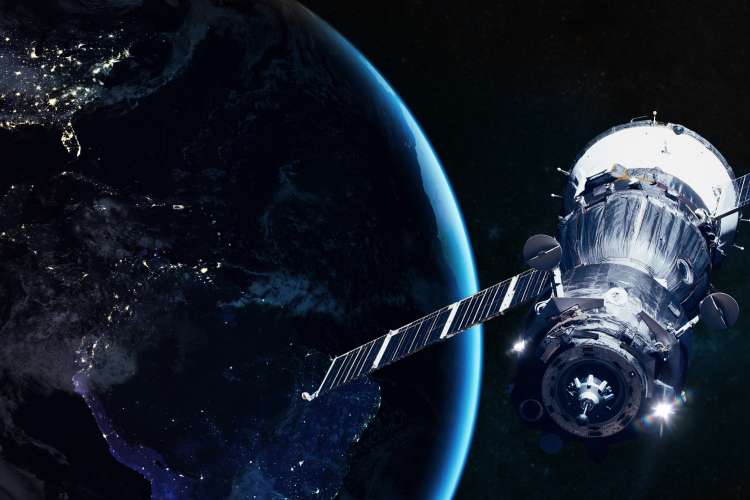 satellite in orbit