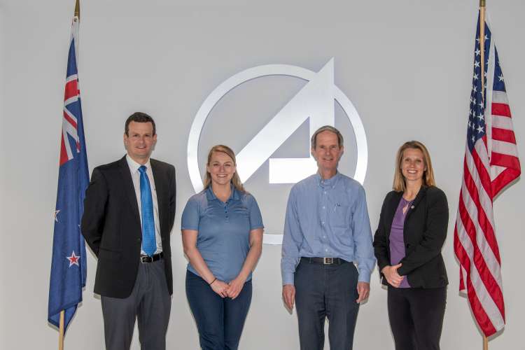 NZE and US engineers at Aerospace’s Technology Campus in El Segundo, Calif.