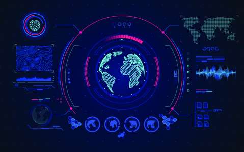 interface of a monitoring system