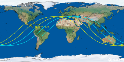 IRIS R/B (ID 22196) Reentry Prediction Image