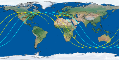 STARLINK-5056 (ID 53910) Reentry Prediction Image