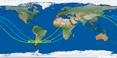 STARLINK-5715 (ID 55613) Reentry Prediction Image