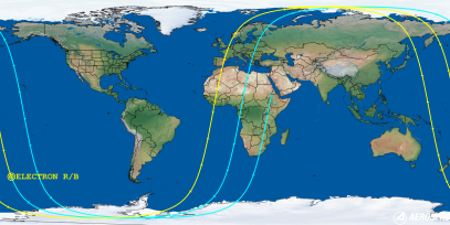 ELECTRON R/B (ID 67072) Reentry Prediction Image