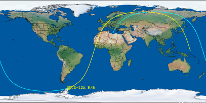 CZ-12A R/B (ID 67231) Reentry Prediction Image